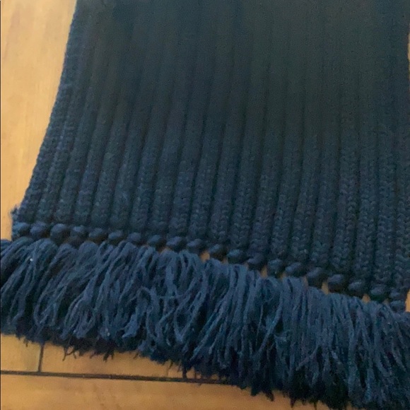 90s JCREW vintage knit scarf 96x10 - Picture 3 of 4
